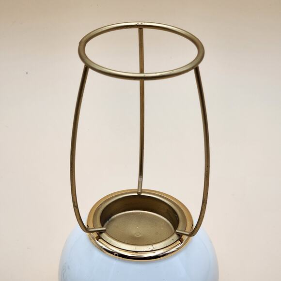 Lenox Holiday Tea Light Candle Lamp Holly Berry w/ Shade 10" Original Open Box - Picture 11 of 12